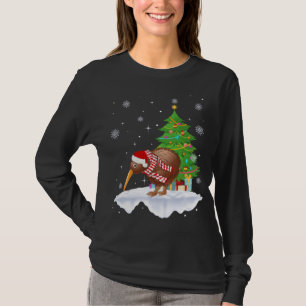 Camiseta Kiwi Bird Lover Gift Santa Hat Kiwi Navidades