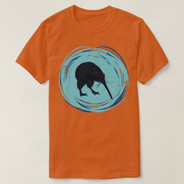Camiseta Kiwi Bird Nueva Zelanda (Diseño del anverso)