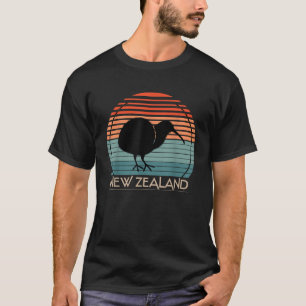 Camiseta Kiwi Bird Ornitólogo Regalo Retro Nueva Zelanda