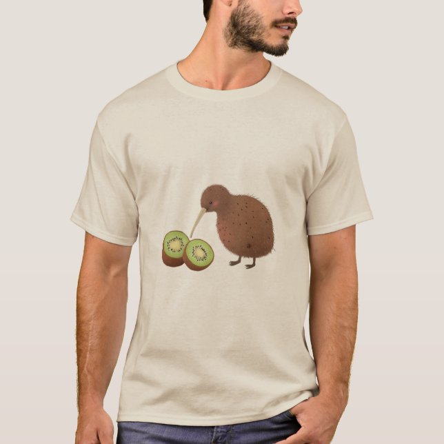 Camiseta Kiwi Bird Shirt, Cute Kiwi Shirt, Bird Lover, Anim (Anverso)