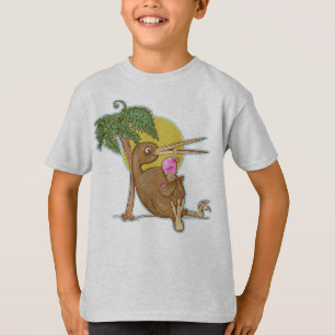 Camiseta Kiwi comiendo un helado