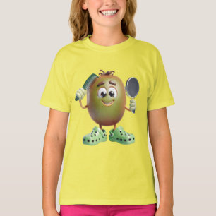 Camiseta Kiwi con peine y espejo