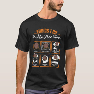 Camiseta Kiwi Cosas que hago en mi tiempo libre Kiwi Bird P