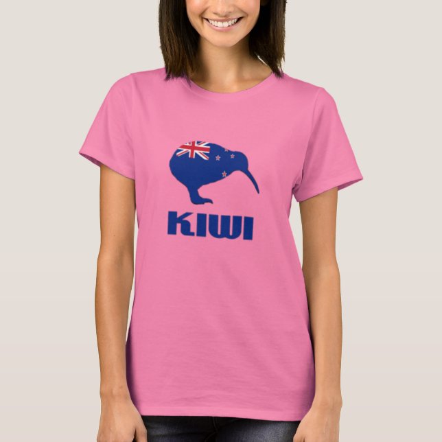 Camiseta Kiwi de Nueva Zelanda (Anverso)