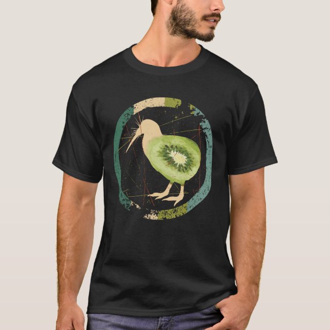 Camiseta Kiwi de Nueva Zelanda (Anverso)