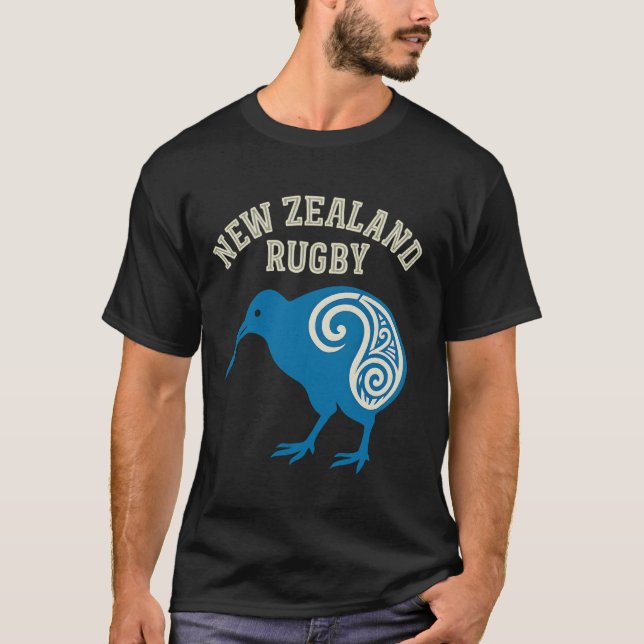 Camiseta Kiwi de rugby de Nueva Zelanda (Anverso)