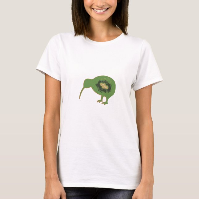 Camiseta kiwi del nz del kiwi (Anverso)