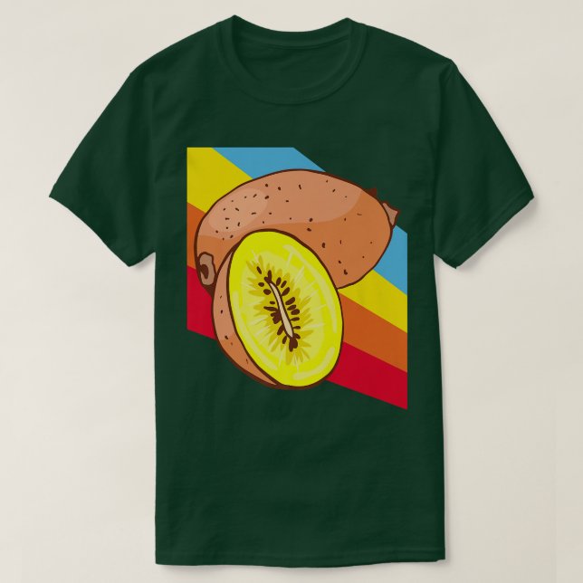 Camiseta Kiwi Fruit Food Vegetarian (Diseño del anverso)