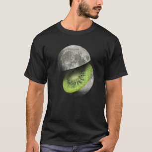 Camiseta Kiwi Fruit Moon Planet Corta Espacio Astronómico