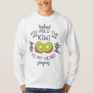 Camiseta Kiwi Fruit Pun Agarra A Los Kiwi A Mi Corazón