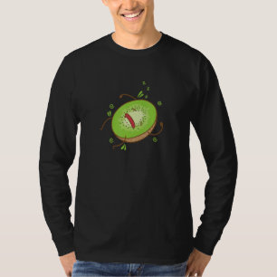Camiseta Kiwi Fruta cortada Fruta