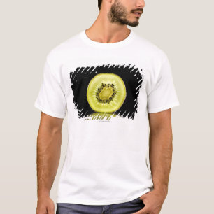 Camiseta Kiwi, fruta, fondo negro