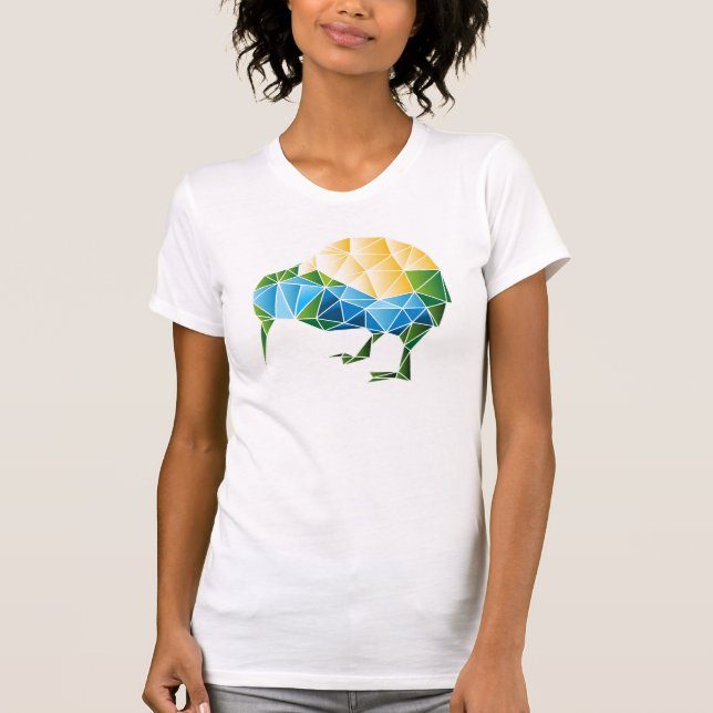 Camiseta Kiwi geométrico (Anverso)