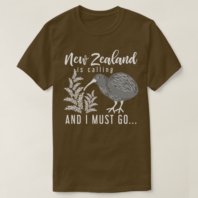 Camiseta Kiwi Gift Nueva Zelanda (Diseño del anverso)