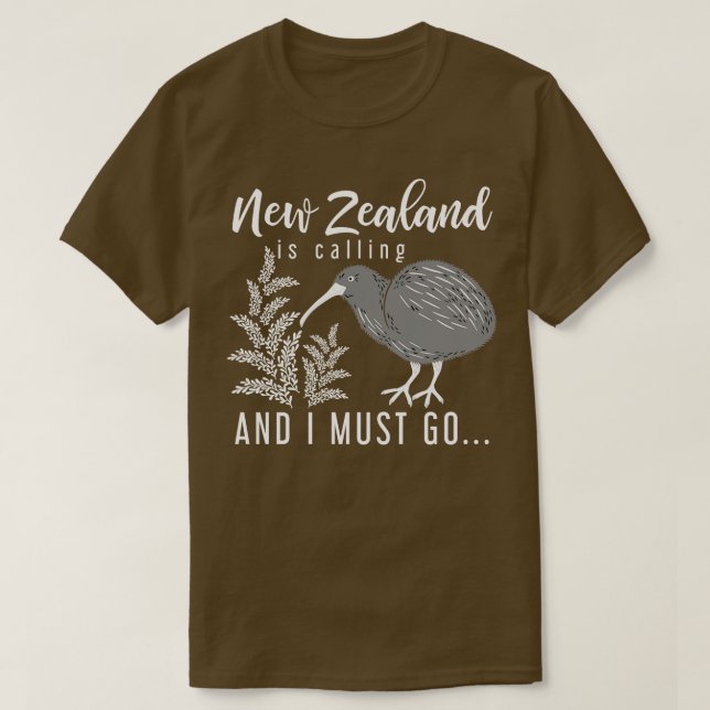 Camiseta Kiwi Gift Nueva Zelanda (Diseño del anverso)
