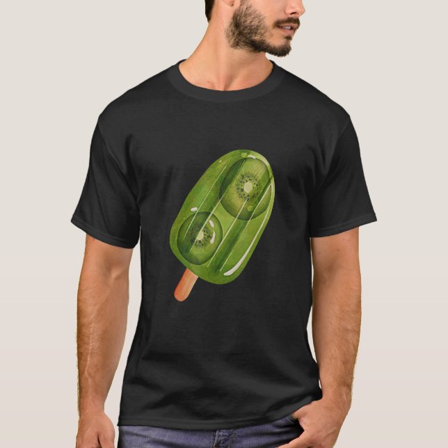 Camiseta Kiwi Ice Cream Kiwi Love Frutos Kiwi Costume Cute (Anverso)