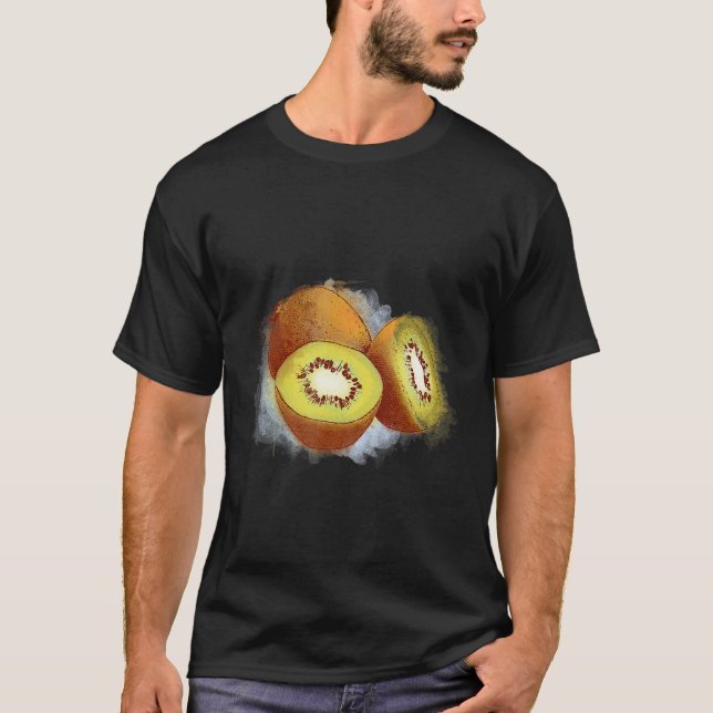 Camiseta Kiwi motif fruit kiwi (Anverso)