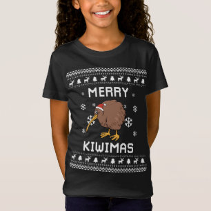 Camiseta Kiwi Navidades de los amantes de los pájaros Noche