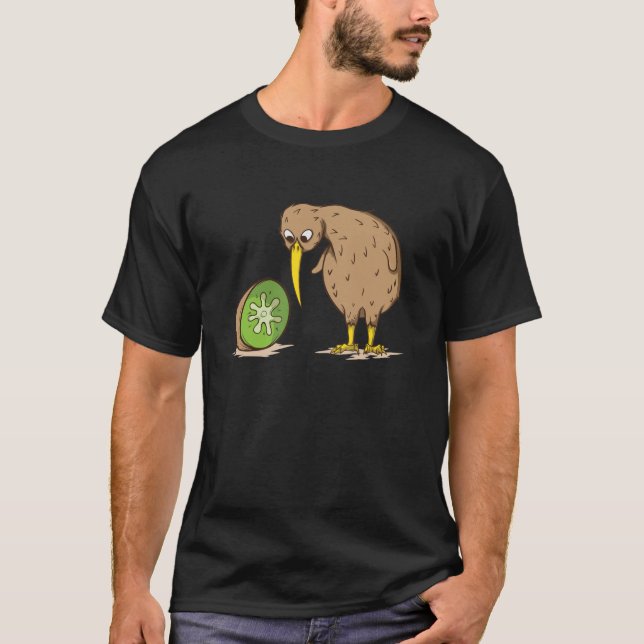 Camiseta Kiwi Neuseeland flugunfähig Vogel Kiwifrucht (Anverso)