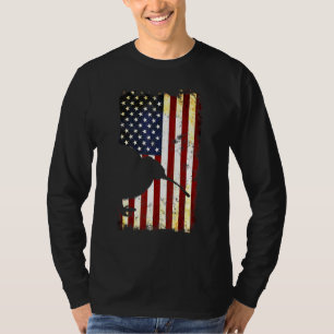 Camiseta Kiwi Silhouette Bandera Estadounidense 4 De Julio