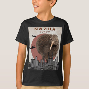 Camiseta Kiwizilla Kiwi Divertido Regalo para Amantes de Av