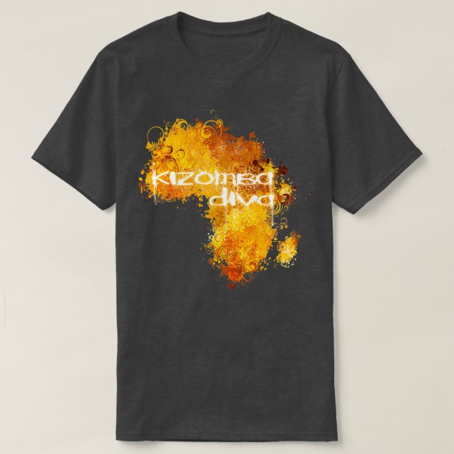 Camiseta Kizomba diva (Diseño del anverso)