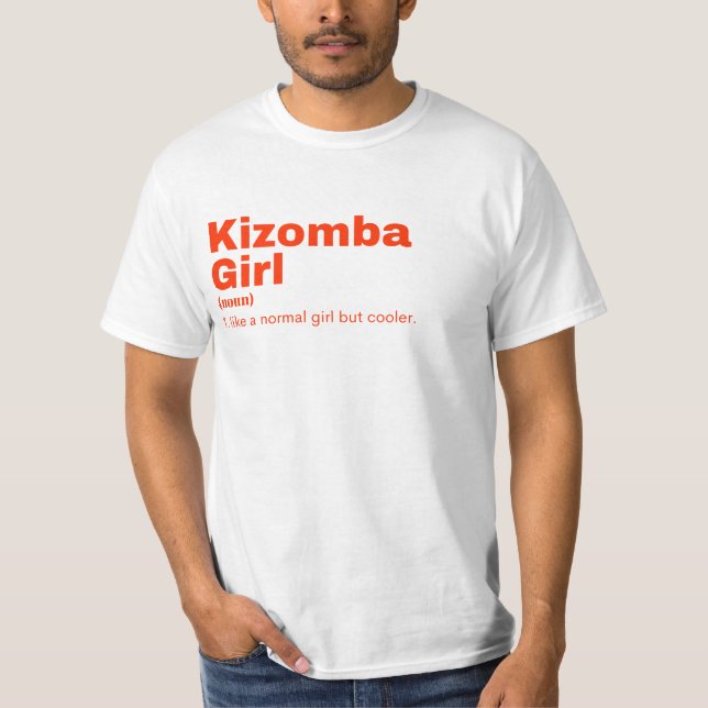 Camiseta Kizomba  Girl - Kizomba  (Anverso)