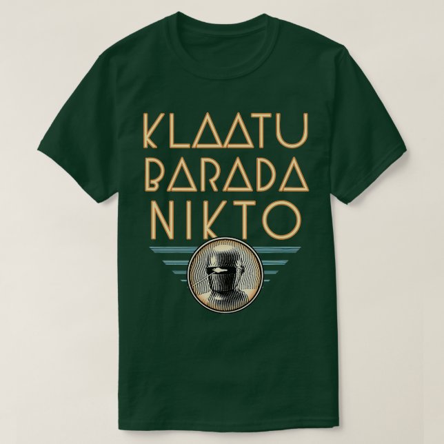 Camiseta Klaatu Barada Nikto (Diseño del anverso)