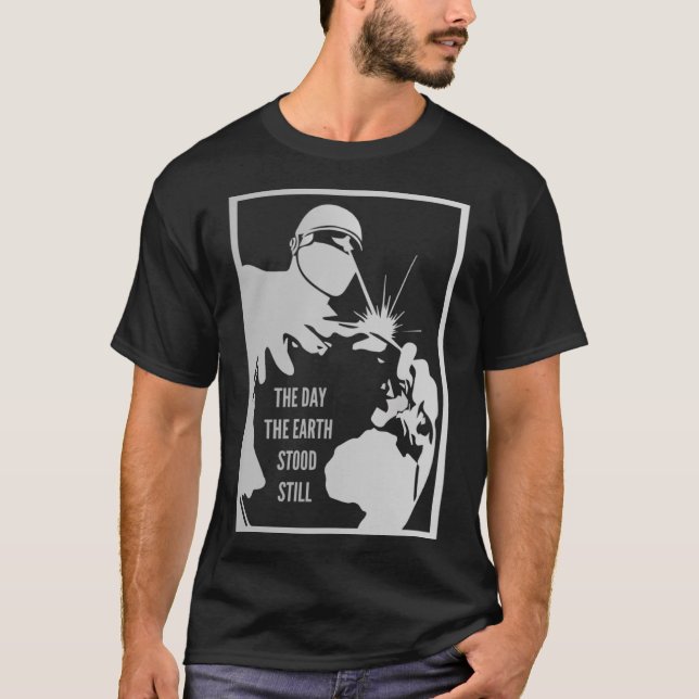 Camiseta Klaatu Barada Nikto Robot Gort SiFi (Anverso)