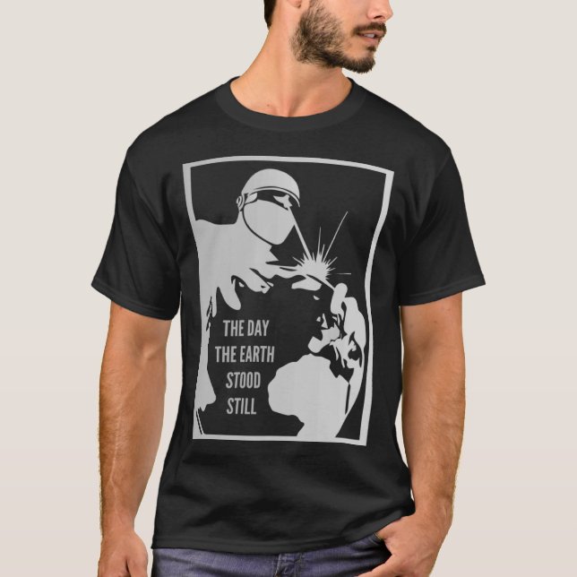 Camiseta Klaatu Barada Nikto Robot Gort SiFi (Anverso)