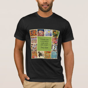 Camiseta Klee - Collage colorido