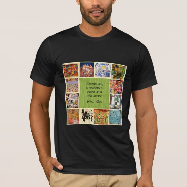 Camiseta Klee - Collage colorido (Anverso)