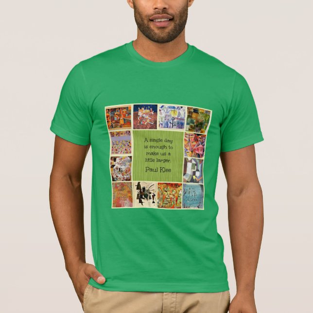 Camiseta Klee - Collage colorido (Anverso)