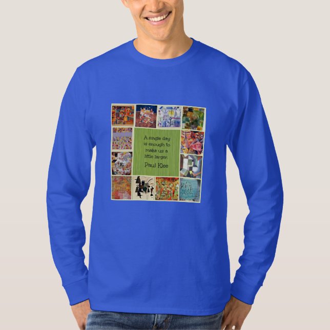 Camiseta Klee - Collage colorido (Anverso)