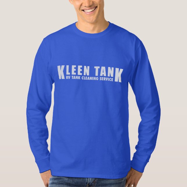 Camiseta Kleen Tank Blue Front Only Design (Anverso)