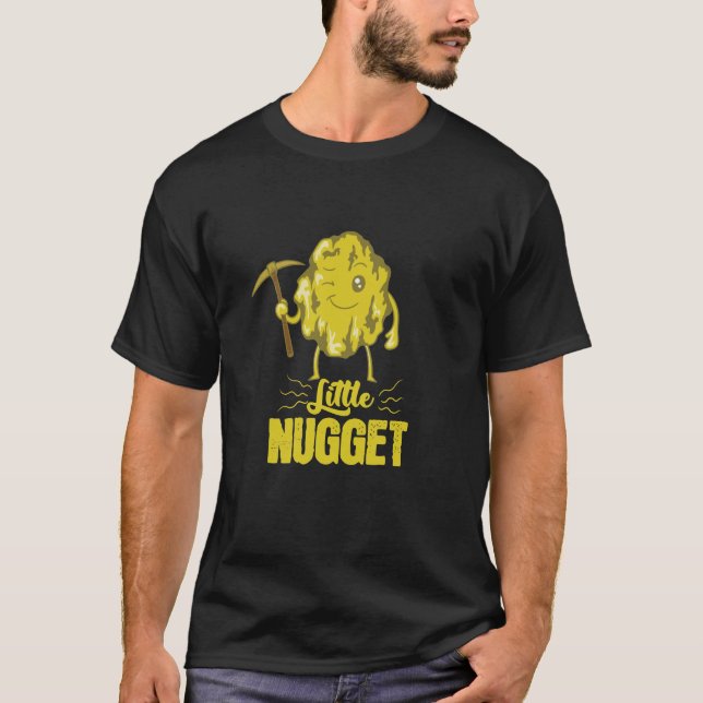 Camiseta Kleines Goldnugget mit Spitzhacke (Anverso)