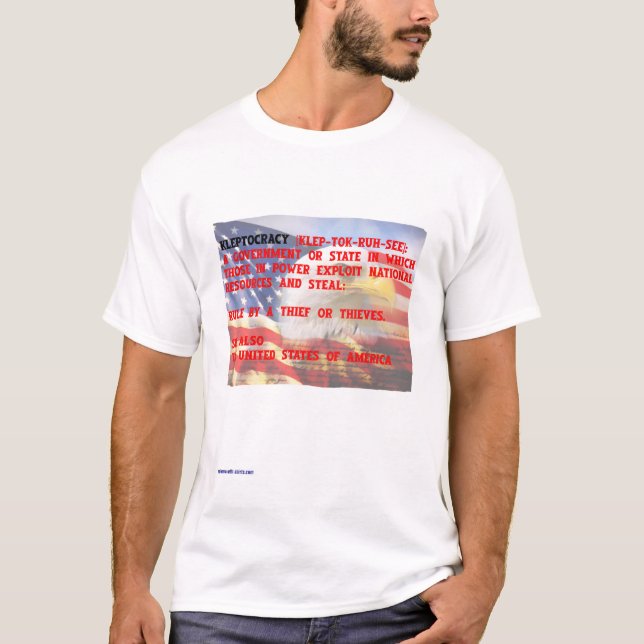 Camiseta Kleptocracy (Anverso)