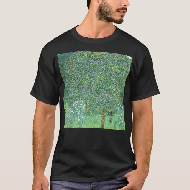 Camiseta Klimt - Rosebushes Bajo Los Árboles (Anverso)