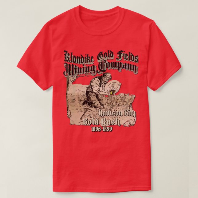 Camiseta Klondike Gold Rush 1896 (Diseño del anverso)