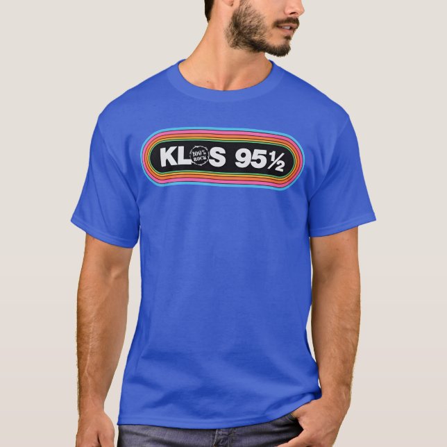 Camiseta KLOS 9512 100Rock Radio Station friends (Anverso)