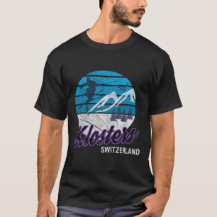 Camiseta Klosters Swiss Alps Suiza Skytrain Resort Snowboa