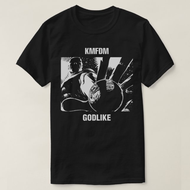 Camiseta KMFDM Godlike, KMFDM Godlike T-Shirt Esencial (Diseño del anverso)
