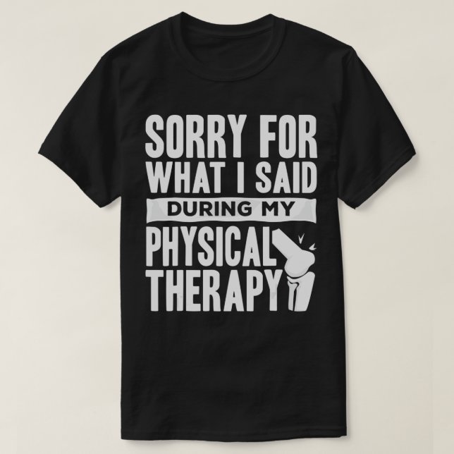 Camiseta Knee Replacement Funny Therapy Surgery Recovery  (Diseño del anverso)