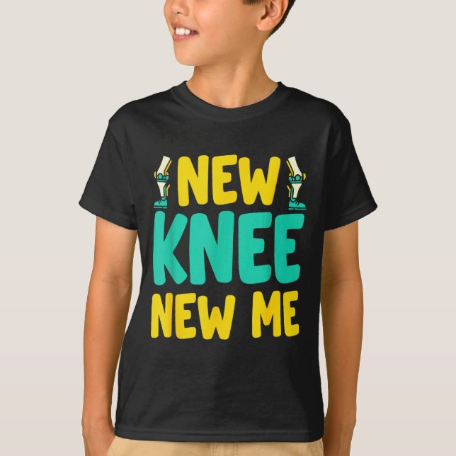 Camiseta Knee Replacement Recovery New Knee New Me After Su (Anverso)