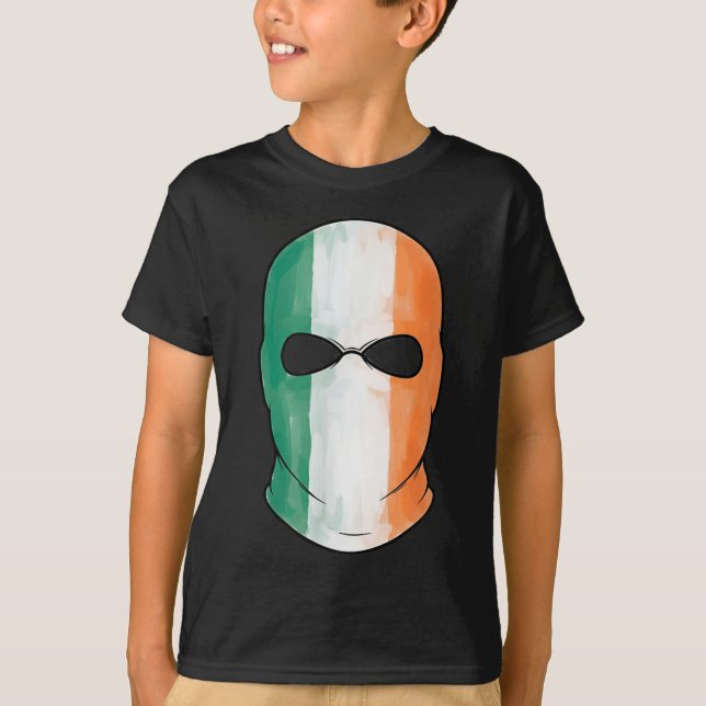 Camiseta Kneecap Tricolor Balaclava (Anverso)