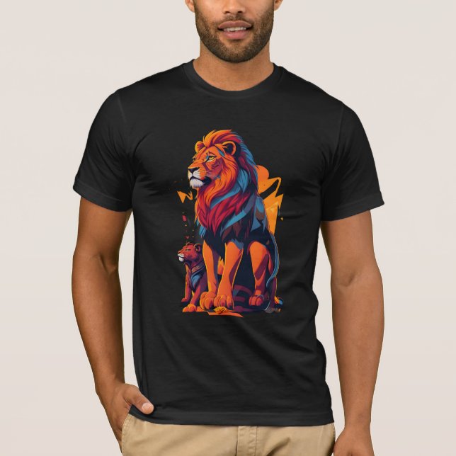 Camiseta Kneeling Lion Knight (Anverso)