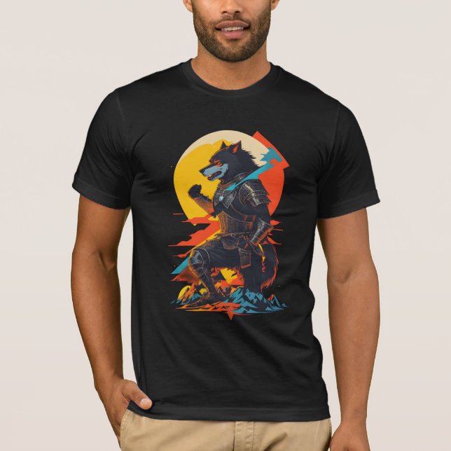 Camiseta Kneeling Werewolves Knight (Anverso)