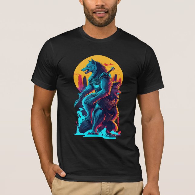 Camiseta Kneeling Werewolves Knight #2 (Anverso)