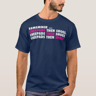 Camiseta Kneepads Y luego zapatillas de voleibol