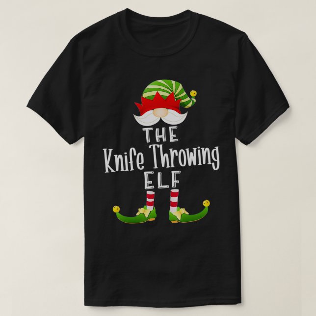 Camiseta Knife arroja Navidades del grupo Elf Funny Pajama  (Diseño del anverso)